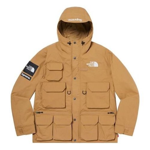 Supreme x The North Face Cargo Jacket - Tan/White/Black - SUP-SS20-648