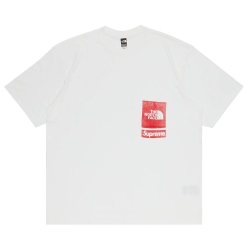 Supreme x The North Face Printed Pocket Tee - Red/Black - SUP-SS23-074