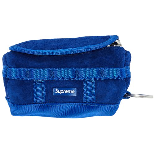 Supreme x The North Face Suede Base Camp Duffle Keychain - NF0W23A3-BLUE
