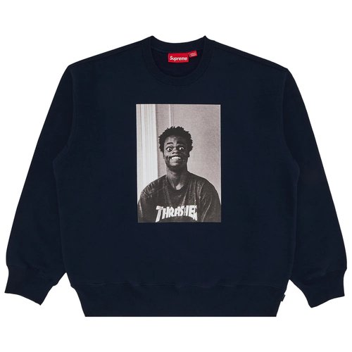 Supreme x Thrasher Crewneck - FW24SW64 NAVY