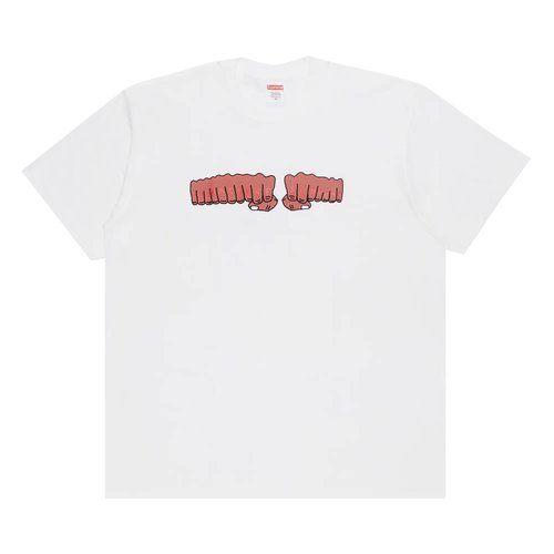 Supreme x Toy Machine Fist Tee - SS24T3 WHITE