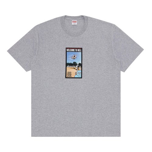 Supreme x Toy Machine Welcome To Hell Tee - SS24T4 HEATHER GREY