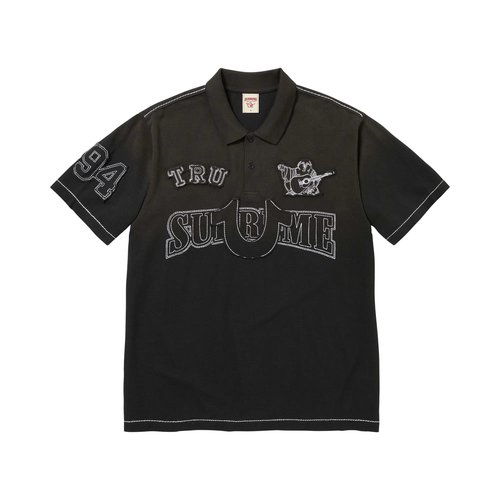 Supreme x True Religion Appliqué Polo - FW25KN3 BLACK