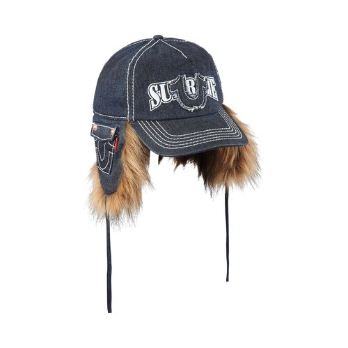 Supreme x True Religion Earflap 5-Panel - FW25H20 DIRTY INDIGO
