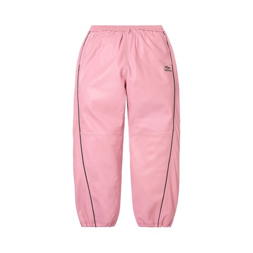 Supreme x Umbro Leather Track Pant - FW25P34 PINK