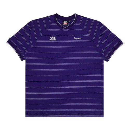 Supreme x Umbro Stripe Soccer Jersey - SS25KN65 PURPLE