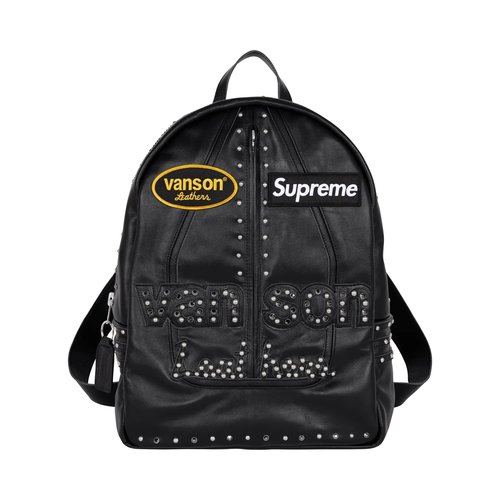 Supreme x Vanson Leathers x B.B. Simon Backpack - FW25B26 BLACK