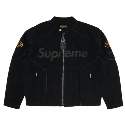 Supreme x Vanson Leathers x Cordura Cotton Jacket 'Black
