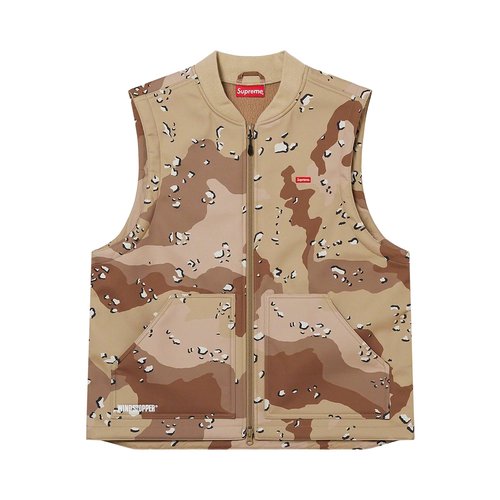 Supreme x WINDSTOPPER Work Vest - FW22J106 CHOCOLATE CHIP CAMO