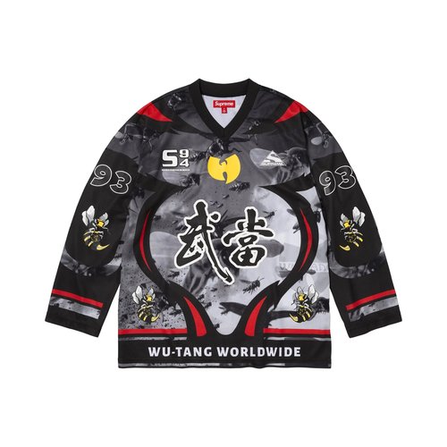 Supreme x Wu-Tang Clan Hockey Jersey - FW25KN72 BLACK
