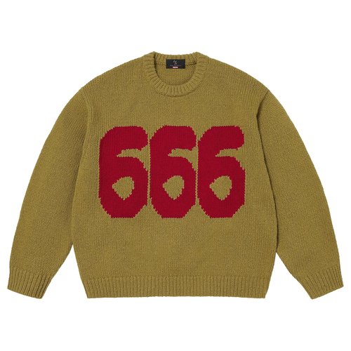Supreme x Y's Sweater - FW25SK4 OLIVE