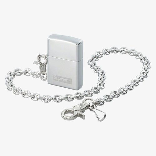 Supreme x Zippo Chain Lighter SS23 'SilverSeasonSpring/Summer 2023