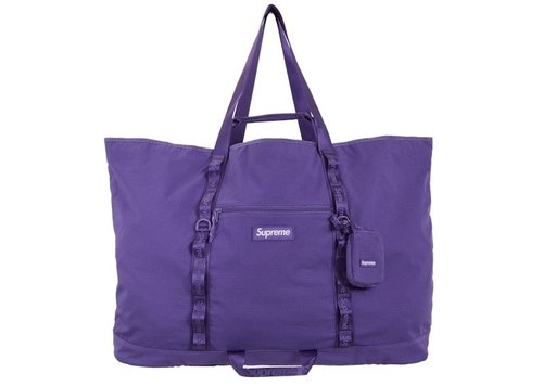 Supreme XLarge Tote Bag + Utility Pouch - Purple