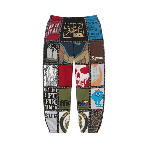 Supreme xumberIne Patchwork Sweatpant - N - FW25P65 MULTICOLOR