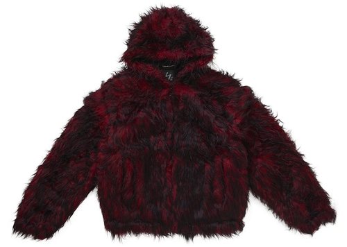Supreme Y's by Yohji Yamamoto Faux Fur WINDSTOPPER Hooded Bomber Jacket - Red