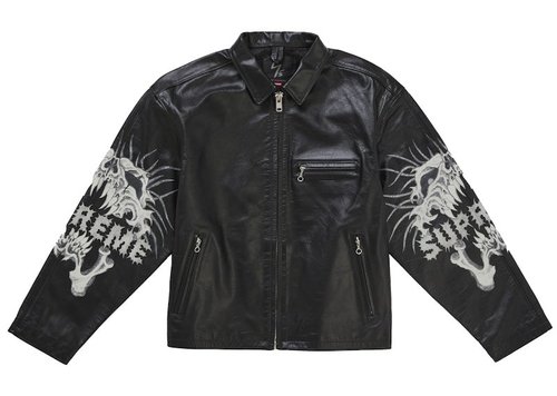 Supreme Yohji Yamamoto Leather Work Jacket 'Orange' | Solesense