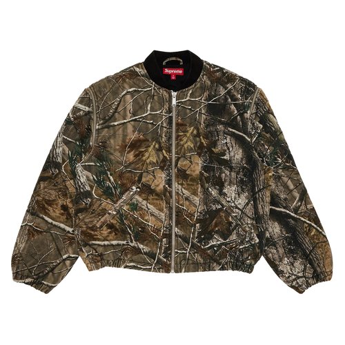 Supreme Zip-Off Sleeve Quilted Bomber Jacket - FW25J23 REALTREE AP CAMO