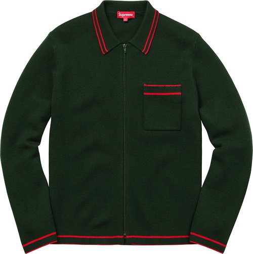 supreme zip sweater