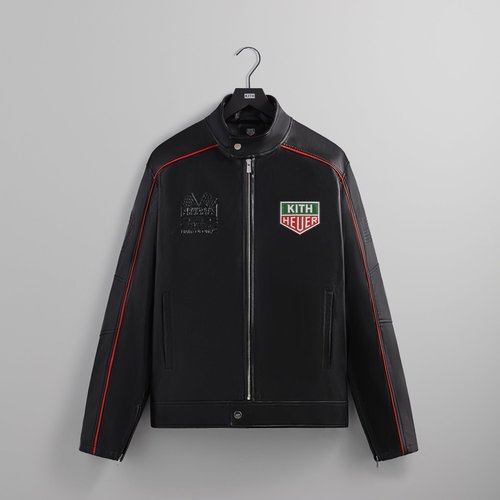 TAG Heuer Formula 1 | Kith Leather Racing Jacket - Black - M010565-001