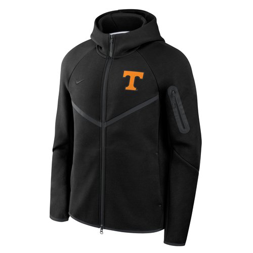 Tennessee Tech Fleece Windrunner Nike College Full-Zip Hooded Jacket - Black - 05L4912ZUTN-6DU