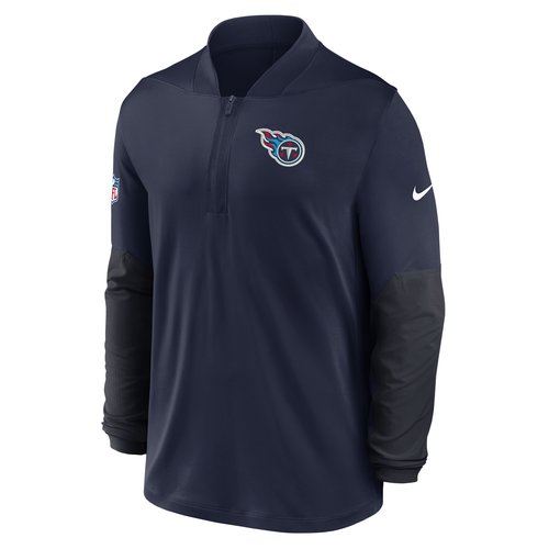 Tennessee Titans Feel The Pressure Nike Dri-FIT NFL 1/2-Zip Top - Navy - 03BA0CZD8F-RZB