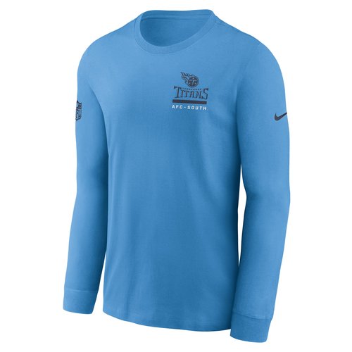 Tennessee Titans Sideline Team Issue Nike Dri-FIT NFL Long-Sleeve T-Shirt - Blue - 02EW4AI8F-2ZH