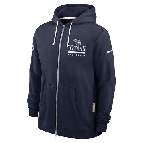 Tennessee Titans Utility Player Sideline Nike Dri-FIT NFL Full-Zip Hoodie - Navy - 03AV41S8F-2FB