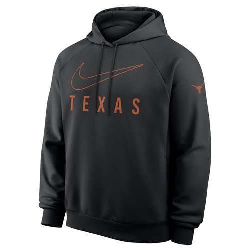 Texas Premium Performance Nike Dri-FIT College Pullover Hoodie - Black - 03EJ00ATXE-0SF
