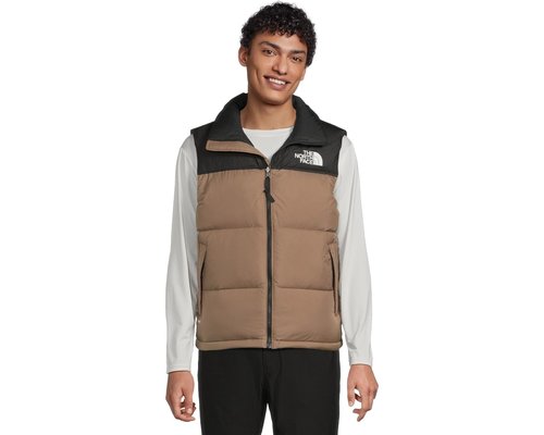 The North Face 1996 Retro Nuptse Down Gilet - Mocha Brown/TNF Black - NF0A3JQQ-DHL