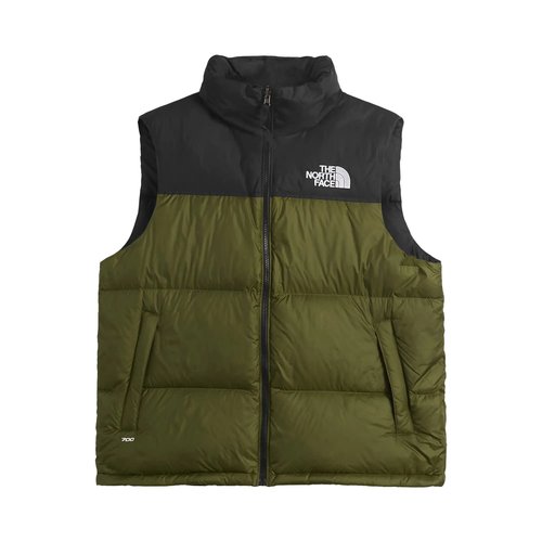 The North Face 1996 Retro Nuptse Vest - Woodland Green/TNF Black - NF0A3JQQ-DIW