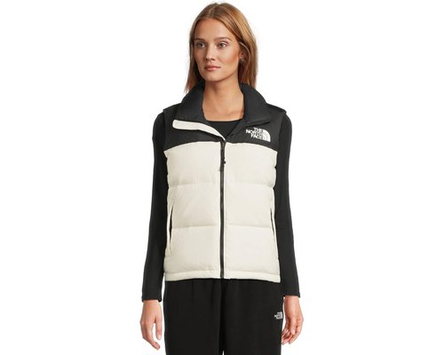 The North Face 1996etro Nuptse Vest - White Dune/TNF Black-R - NF0A3XEP-GOM