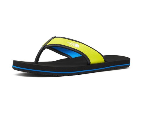 The North Face Base Camp Flip-Flop Toddler/Little Kid/Big Kid - Sulphur Spring Green/Hero Blue - NF00CJ8S-7M6