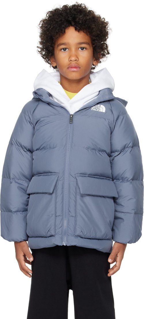 The North Face Big Black North Fleece-Lined Short Down Parka - BTR Twilight Galaxy - NF0A88UW