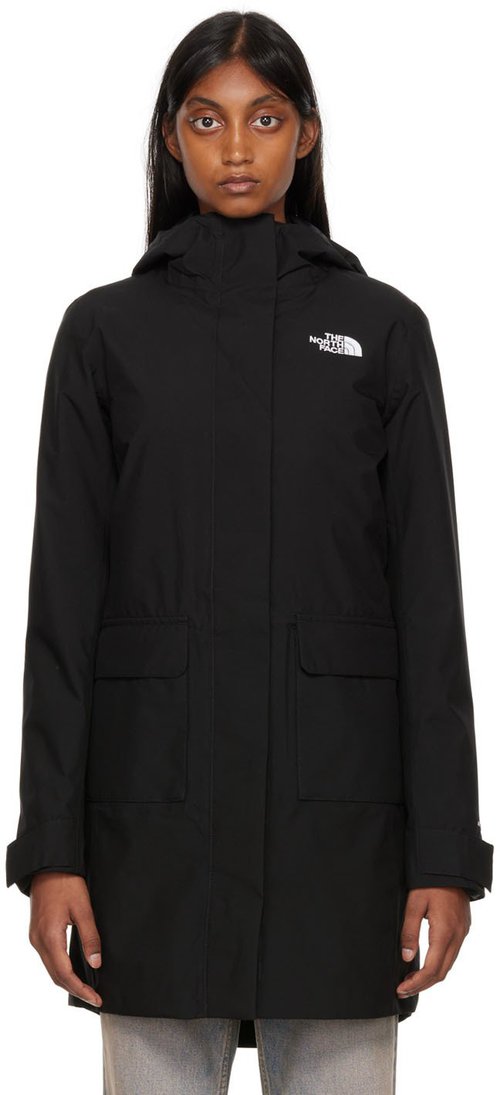 The North Face Black City Breeze Rain Parka II Coat 'JK3 TNF Black