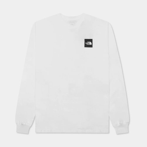The North Face Brand Proud Long Sleeve Shirt - White/Yellow - NF0A8B0K5ID-5ID