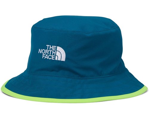 The North Face Class V Reversible Bucket Toddler/Little Kids/Big Kids Caps - Blue Moss/Safety Green - NF0A7WHG-YBI