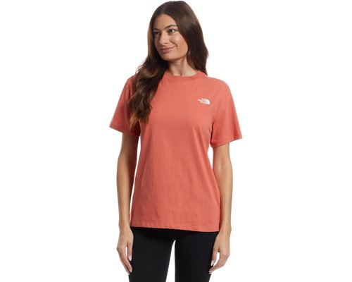 The North Face Evolution EMB Relaxed Short Sleeve T-Shirts Clothing - Mars Dust - NF0A8ET2-BOU