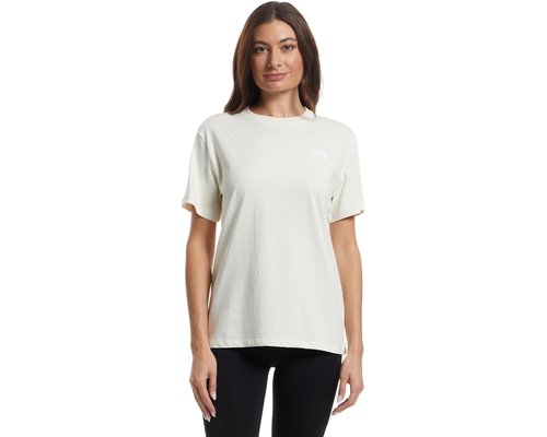 The North Face Evolution EMB Relaxed Short Sleeve T-Shirts Clothing - White Dune - NF0A8ET2-QLI