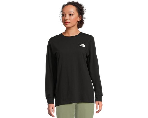 The North Face Evolution Floral Box NSE Long Sleeve T-Shirts Graphic Clothing - TNF Black - NF0A8FNH-JK3