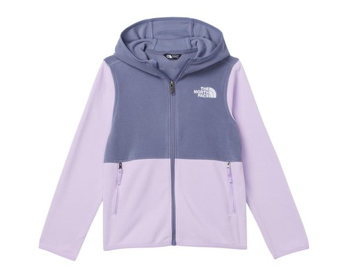 The North Face Glacier Full Zip Hoodie Little Kid/Big Kid Coat - Lite Lilac/Twilight Galaxy - NF0A8CVF-DFZ