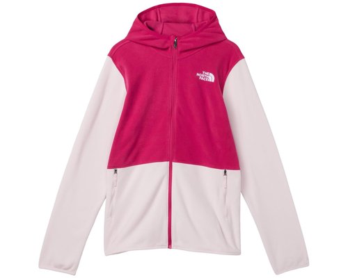 The North Face Glacier Full Zip Hoodie Little Kid/Big Kid Coat - Pale Blossom/Lali Guran - NF0A8CVF-DHU