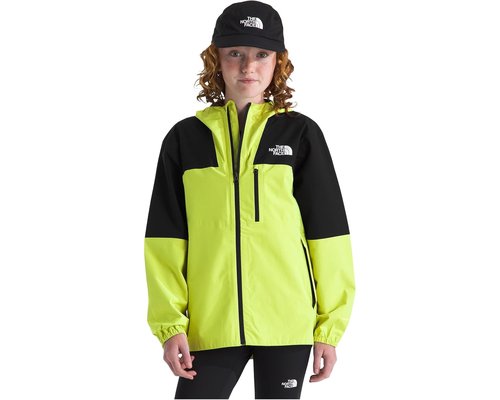 The North Face Hike Packable Shell Little Kid/Big Kid Coat - Tnf Black/Fizz Lime - NF0A8AY4-7I2