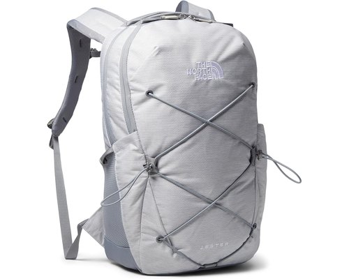 The North Face Jester Backpack Backpack Bags - TNF White Metallic Melange/Mid Grey-NPF - NF0A3VXG-54C1