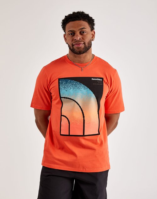 The North Face Jumbo Dome Coordinates Tee - Orange - NF0A7UOH-ZV1