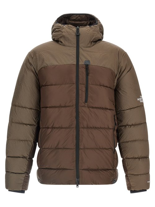 The North Face HKE Kalix Down Hooded Jacket - Smokey Brown - NF0A8D1Y-1OI1