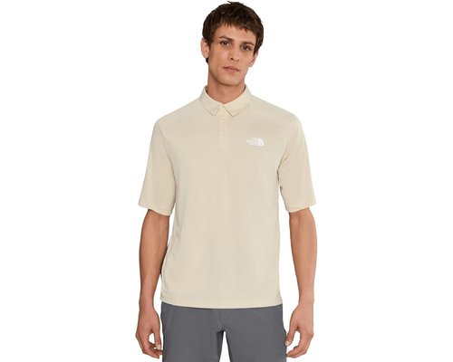 The North Face Lightrangetm Packable Short-sleeve Polo Clothing - Desert Stone - NF0A8G0V-DOM