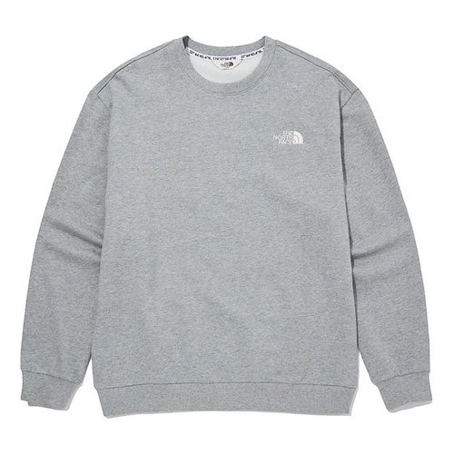 The North Face Logo Cotton Basic Sweater - Grey - NM5MM03J