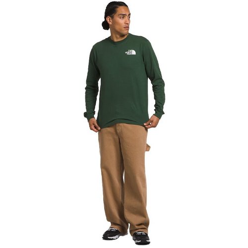 The North Face Long Sleeve Box Nse Tee Tpnndl - NF0A811N-OF31