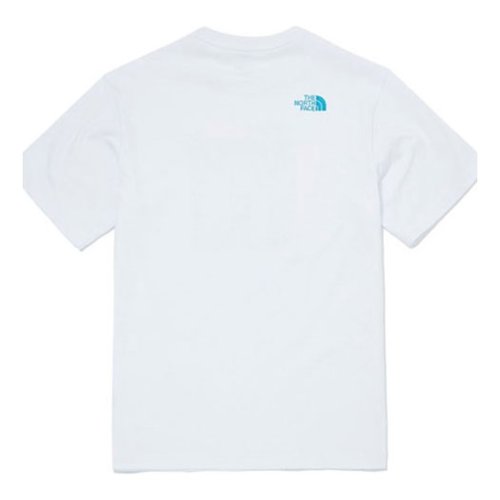The North Face Moving Box T-Shirt - White/Blue - NT7UM14J