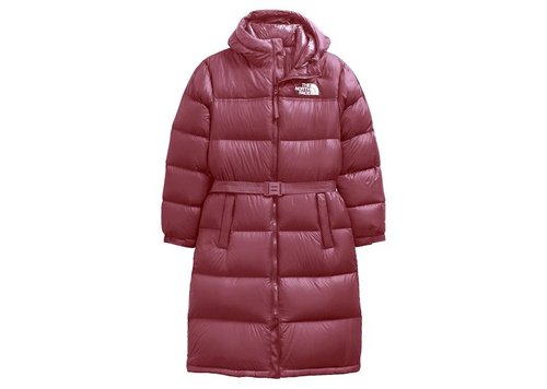 The North Face Nuptse Belted Long Parka - Wild Ginger - NF0A5GIM